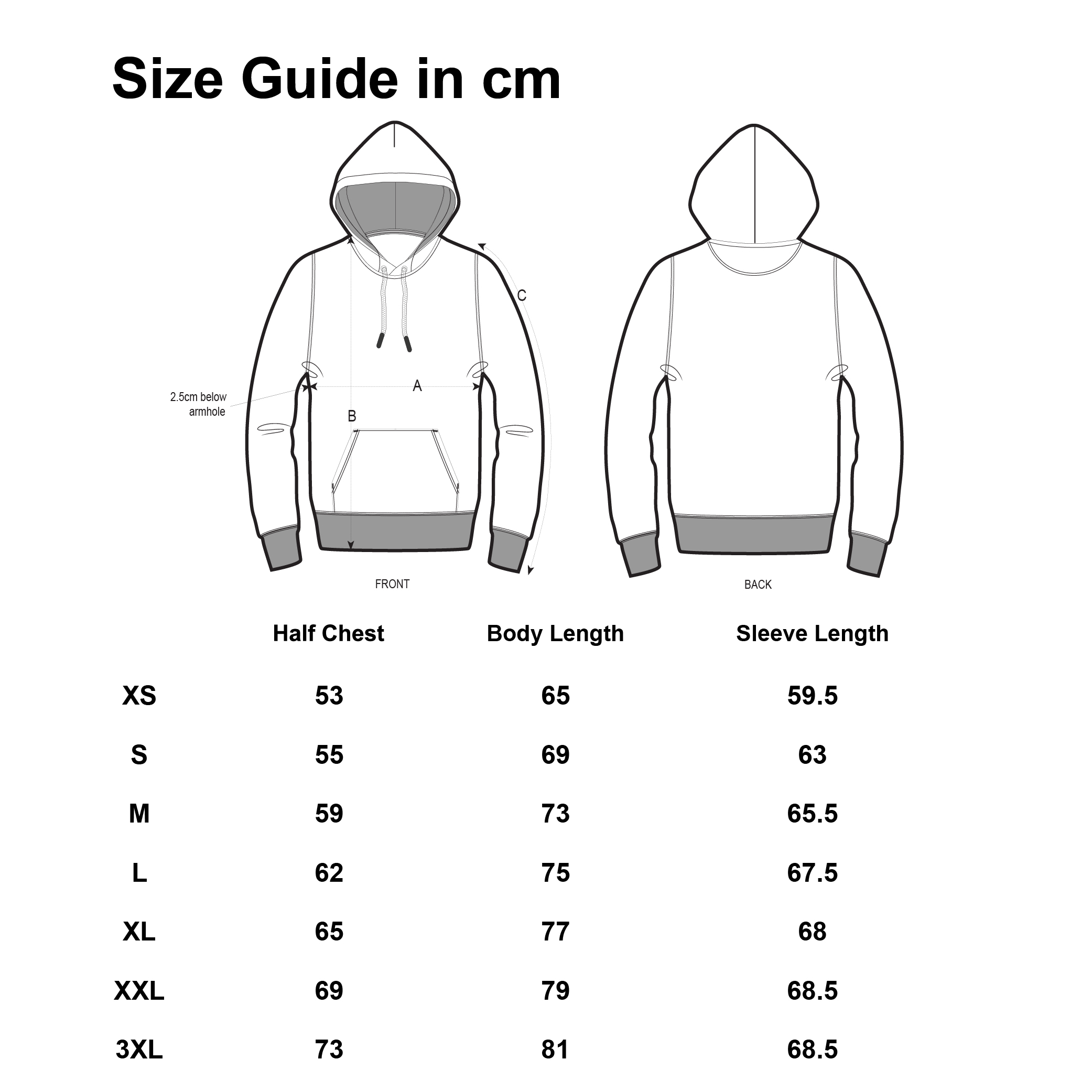 Hoodie, grau, mit Logo