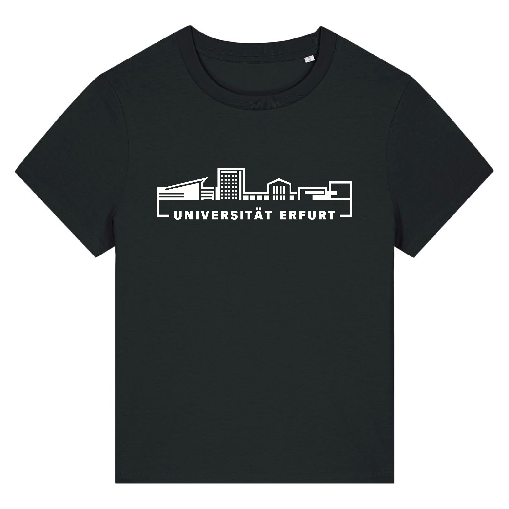 T-Shirt Damen, Skyline, schwarz