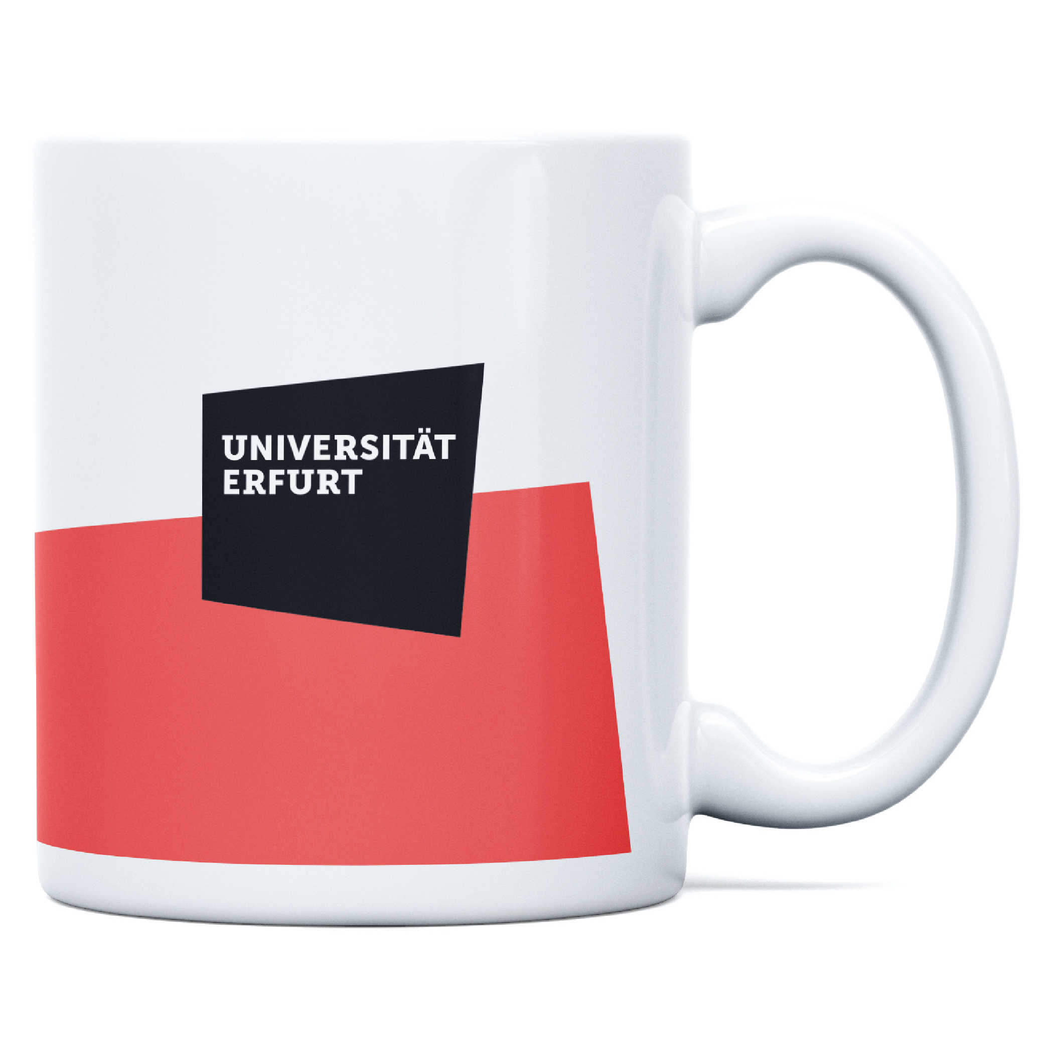 Tasse mit Logo rot