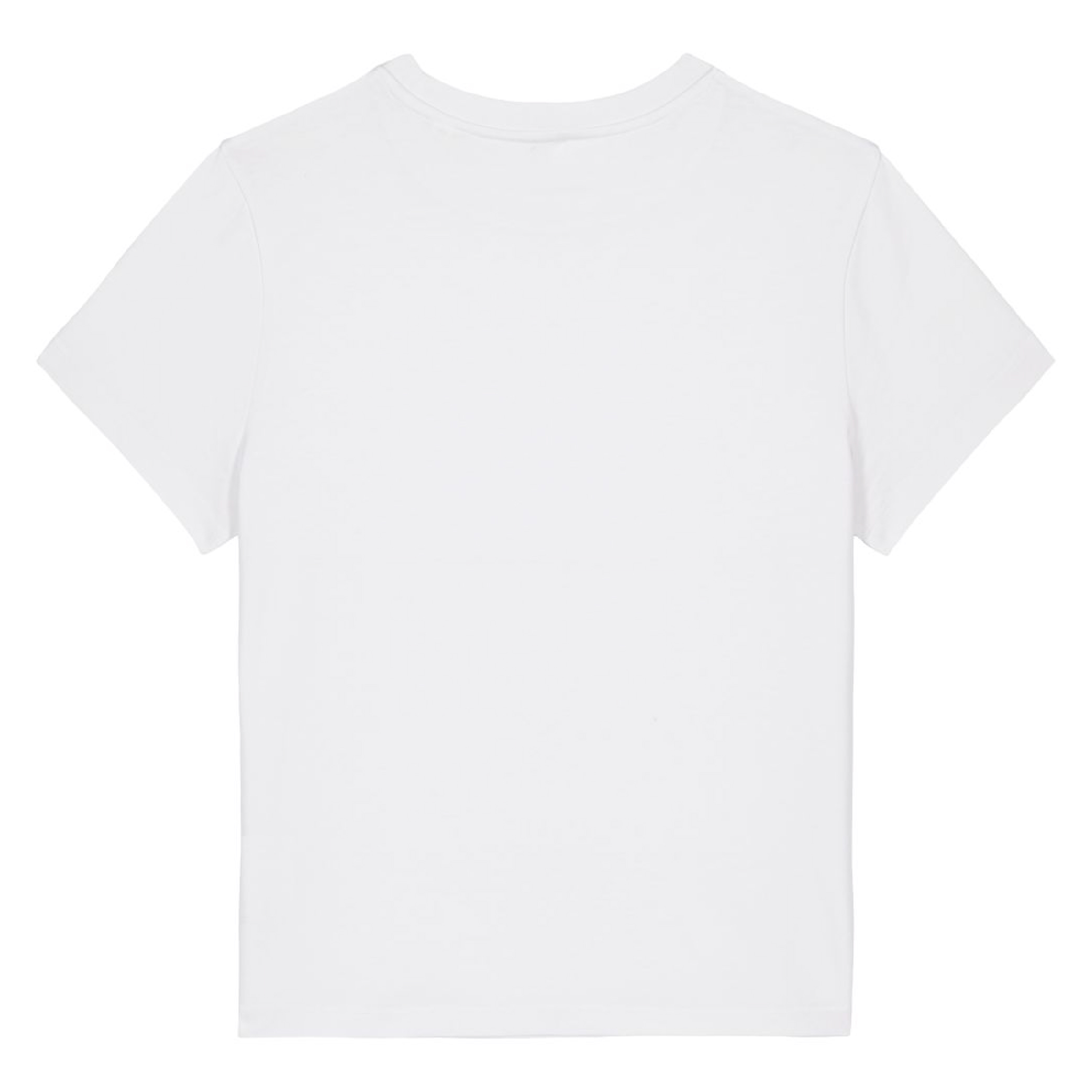 T-Shirt Damen, Schriftzug, weiß