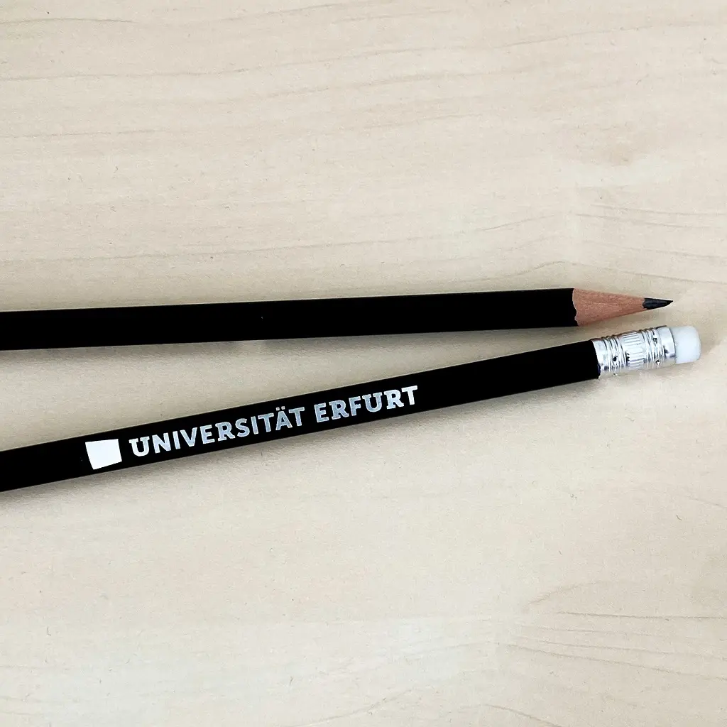 Bleistift mit Logo