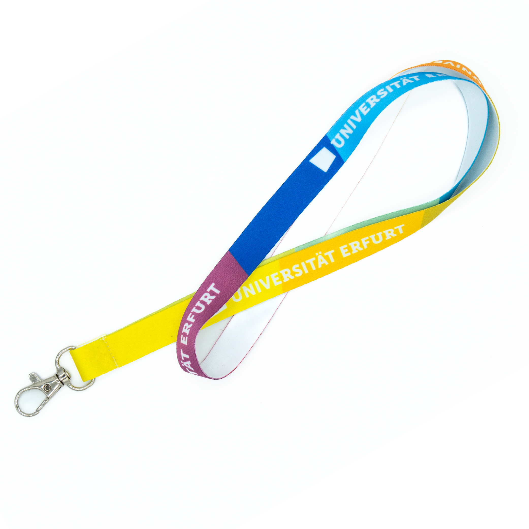 Schlüsselband in Bunt mit Logo